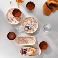 Schafer Iconic 4 Kişilik Kahvaltı Takımı 10 Parça-Kahverengi