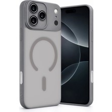 Nrzsnt Newface  Iphone 17  Max Jota Lensli Magsafe Kapak - Titan Gri