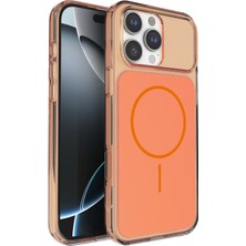 Nrzsnt Joko  Iphone 16  Max Bruma Magsafe Kapak - Turuncu