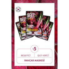 Dermal Besleyici ve Canlandırıcı Pancar Maskesi X5 Adet