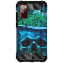 Egstech Samsung Galaxy S20 Fe Kılıf Army Tank Full Koruma Antishock - Giizemli Orman