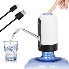 Decobella Şarjlı Damacana Su Pompası Gıda ile Temasa Uygun Plastik Malzeme 90601