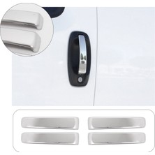 Brsplast Fiat Fiorino Uyumlu 2007 ve Üzeri Krom Kapı Kolu 4 Kapı Paslanmaz Çelik