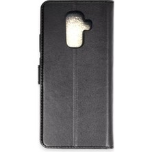 MiraLive Samsung Galaxy J8 Trend S Plus Kapaklı Kılıf - Siyah