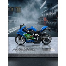 Farbu Oyuncak 1:12 Ölçek Alloy Model Metal Motorsiklet – Sesli ve Işıklı Yarış Canavarı Oyuncak Motor