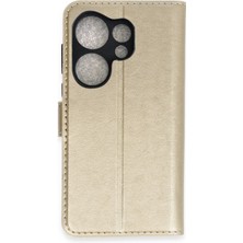 Nrzsnt Newface Tecno Camon 20 Prime Tr S Plus Kapaklı Kılıf - Gold