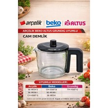 Arçelik 8034 Demlik+Kapak+Filtrelidir