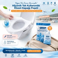 Eco Lounge Hijyenik Tek Kullanımlık Klozet Kapağı Poşeti 50 Adet Poşetli