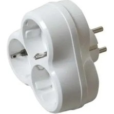 Kl Home 3'lü Topraklı Elektrik Fiş  Priz  Çoğaltıcı Yonca Tip