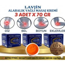 Dehre Lokman Dehre Lavjin Krem 70GR. (3 Adet)Diz,Bel,Boyun,Kas ve Eklemler İçin