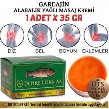 Dehre Lokman Gardajin Alabalık Yağı Masaj Kremi 35 gr-Diz,Bel,Boyun,Kas ve Eklemler için