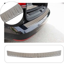 Brsplast Bmw X2 F39 Suv Uyumlu 2018 ve Üzeri Krom Arka Tampon Üstü Koruma Paslanmaz Çelik