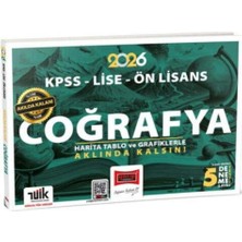 Yargı Yayınevi Yargı Yayınları 2026 Kpss Lise Ön Lisans Akılda Kalan Coğrafya Harita Tablo ve Grafiklerle 5 Deneme Ilaveli