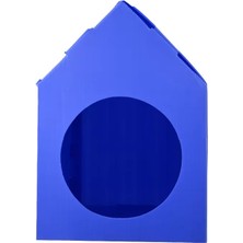 Pp Plastik Kedi Evi – Iç ve Dış Mekan Kedi Yuvası | Mavi