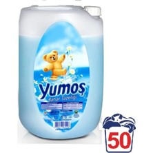 Yumoş Bahar Tazeliği Yumuşatıcı 5000 ml 50 Yıkama Beyazlar ve Renkliler İçin Taze Koku