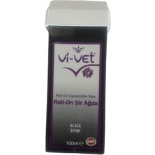 Vi-Vet Vivet Rollon Sir Ağda Siyah 100 ml Özel Özellikli Etkili Tüy Dökme Ürünü
