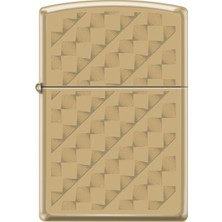Zippo Triangles And Diamonds Çakmak Hediye Seçeneği ile Pirinç Alaşım Malzeme ve Benzinli Yakıt