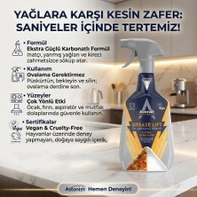 Astonish Vegan Ultra Yağ Sökücü Sprey Ekolojik Temizlik Gücü 750 ml Hızlı Etki