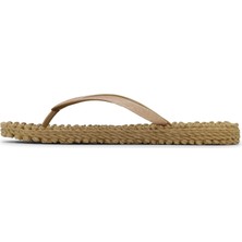 Ilse Jacobsen Goldy CHEERFUL01 - Sarı Simli Parmak Arası Terlik