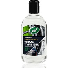 Turtle Wax Jel Lastik Parlatıcı ve Plastik Trim Yenileyici 300 ml - Ultra Parlaklık Islak Siyahlık ve Koruyucu