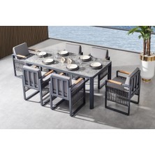 Vieno Home Garden Argos Bahçe Balkon Masa Takımı