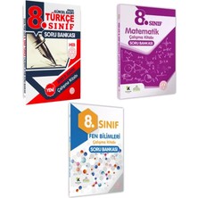 Karakutu Yayınları 2026 8.sınıf Lgs Meb 3lü Set( Matematik-Fen-Türkçe) Soru Bankası Seti Renkli Baskı A4 Baskı Ücreti