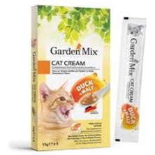 Garden Mix Malt & Ördekli Sıvı Kedi Ödül Maması 15 gr x 5 Adet