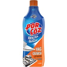 Porçöz Ekstra Güçlü Yağ Çözücü Çamaşır Suyu Katkılı 1 L