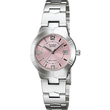 Casio LTP-1241D-4ADF Kadın Kol Saati Gri İyon Kaplama Suya Dayanıklı 1 ATM Günlük Kullanım İçin