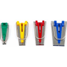 Albertos Biye Kıvırma Aparat Seti 4 Adet Apara 4 Farklı Ölçü 6 mm 12 mm 18 mm 25 mm Şerit Aparatı