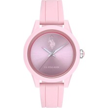 U.S. Polo Assn. Kadın Kol Saati USPA2007-05 Pembe Silikon Kasa 5 ATM Suya Dayanıklı