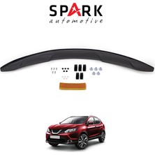 Spark Oto Aksesuar Nissan Qashqai 2014-2016 Yıl Aralığı Uyumlu Kaput Rüzgarlığı 3mm