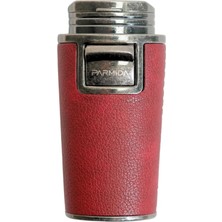 Parmida Bordo Çift Torch Deri Kaplama Puro Çakmak PCM0989