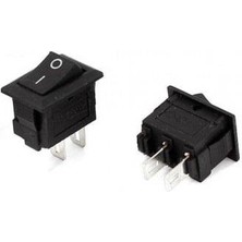 Devre Dünyası KCD11 Mini On-Off Anahtar Siyah 5 Adet 2 Pinli Elektronik Proje Uyumlu