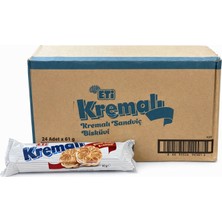 Eti Kremalı Bisküvi 24 Adet 61 Gram