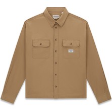 Guess Erkek Gj Twill Comfort Fit Gömlek - Kahverengi