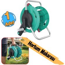 Badem10 Taşınabilir Seyyar Hortum Sarma Arabası Toplama Makarası 1/2" ve 3/4" 5/8" Hortumlar Için Aparat