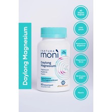 Inatura Moni Daylong Magnesium Magnezyum Bisglisinat, Magnezyum Sitrat, B6 Vitamini, Piperin 60 Vegan Kapsül