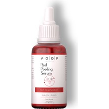 Voop Yüz & Cilt Kırmızı Peeling Bakım Serumu | Leke Karşıtı Özellikli - 30 ml | %10 Aha, %2 Bha