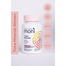Moni 120 Vegan Kapsül Trace Minerals Biotin 5000, Krom, Çinko, Selenyum, At Kuyruğu Multivitamin