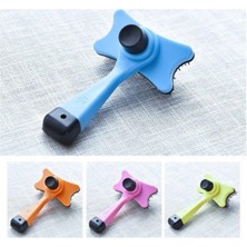 Otomatik Temizlenen Tuşlu Evcil Hayvan Fırçası Kedi Köpek Tarağı Tüy Toplama Temizlik Tarağı