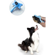 Otomatik Temizlenen Tuşlu Hayvan Tarağı Pratik Kedi ve Köpek Tarama Fırçası