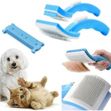 Kedi Köpek Tarağı Bakım Fırçası Seti Tüy Toplama Alıcı Toparlayıcı Tarak Evcil Hayvan Tarağı -Welfar