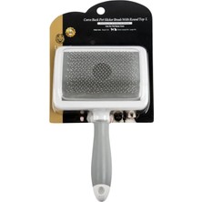 Köpek Için Boncuk Uçlu Büyük Irklara Gri Large Tarak