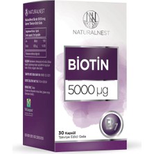 Naturalnest Biotin 5 mg 30 Kapsül