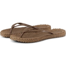 Ilse Jacobsen Mocca CHEERFUL02 - Kahverengi Düz Parmak Arası Terlik