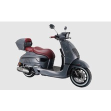 Arora Malibu 125 cc Scooter Hava Soğutmalı Gri/siyah