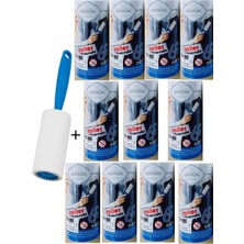 1 Sap 11 Adet Yedek Rulo Premium Quality Kedi Köpek Tüy Toplayıcı 60 Yaprak Rulo