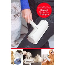  Hazneli Kedi Köpek Evcil Hayvan Kıyafet Elbise Halı Yatak Tüy Temizleyici Kıl Toz Toplayıcı