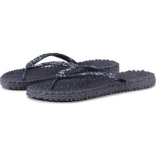Ilse Jacobsen Ombre Blue CHEERFUL03G - Lacivert Taşlı Parmak Arası Terlik